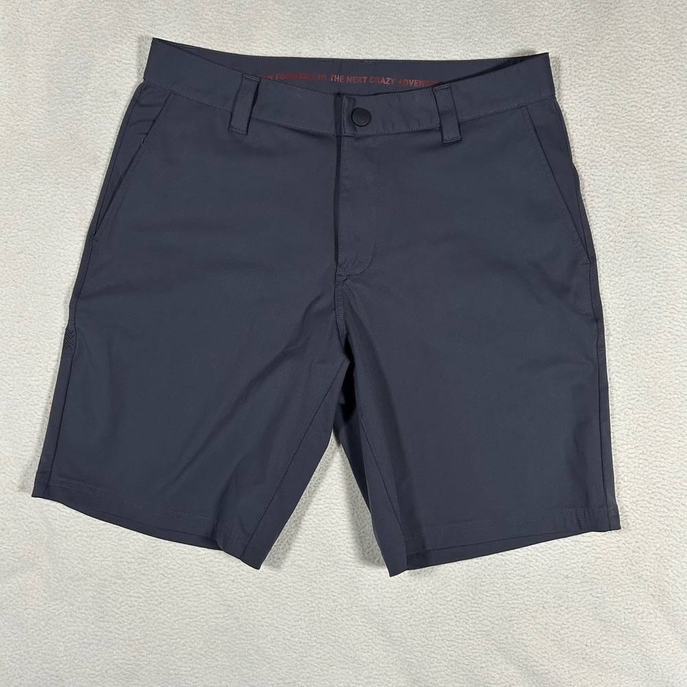 Rhone Commuter Shorts Mens 30 Navy Blue Performance Stretch Flat Front Golf